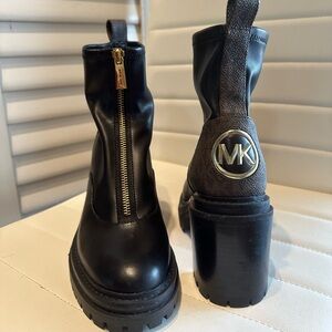 Michael Kora Leather Booties